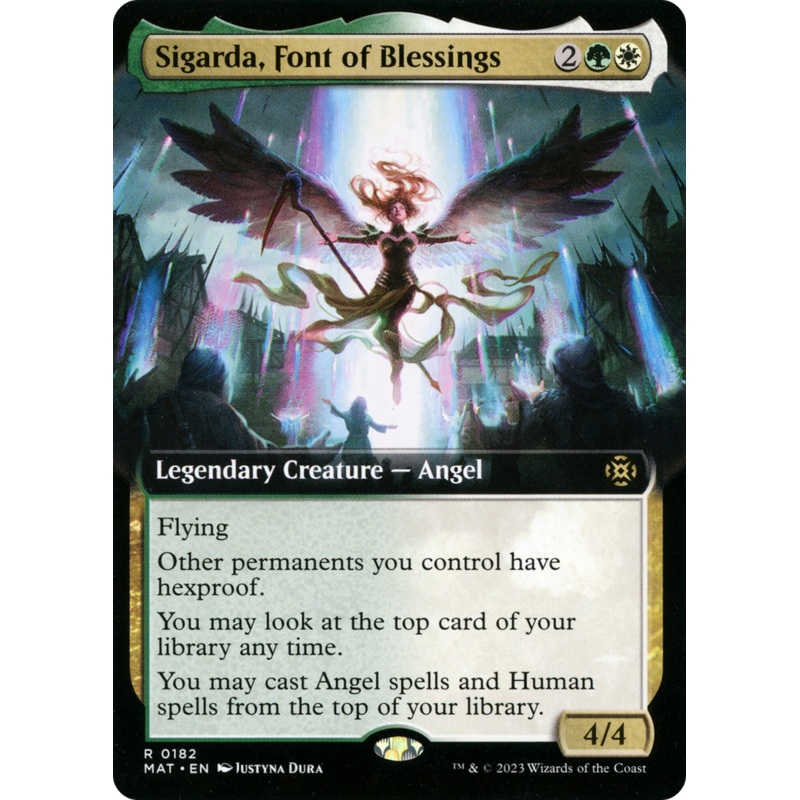 Sigarda, Font of Blessings (Extended Art) [March of the Machine: The Aftermath]