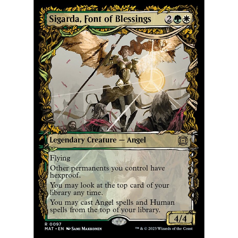 Sigarda, Font of Blessings (Showcase) [March of the Machine: The Aftermath]