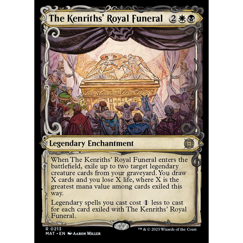 The Kenriths' Royal Funeral (Showcase Halo Foil) [March of the Machine: The Aftermath]