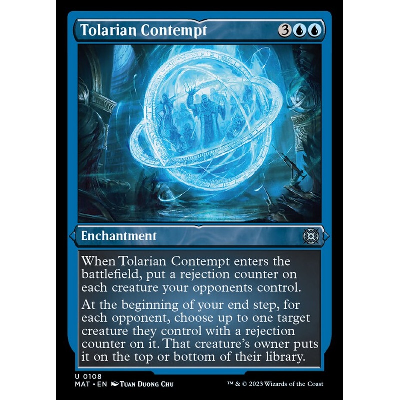 Tolarian Contempt (Foil Etched) [March of the Machine: The Aftermath]