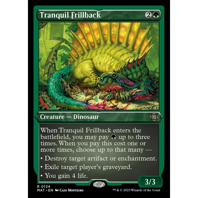 Tranquil Frillback (Foil Etched) [March of the Machine: The Aftermath]