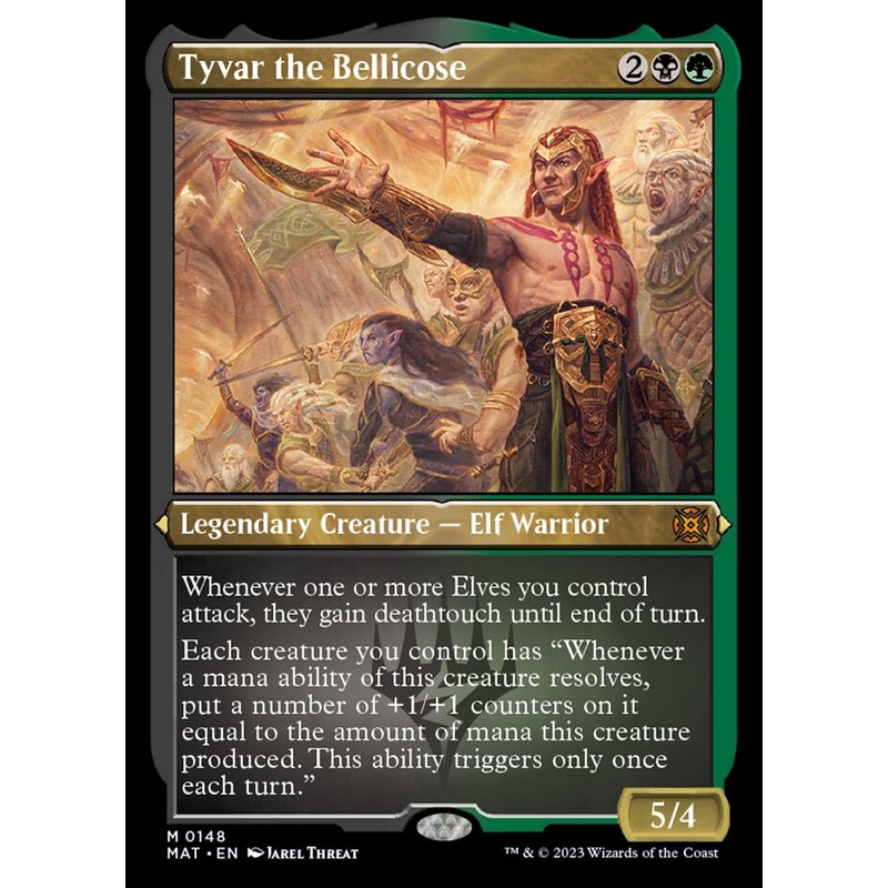 Tyvar the Bellicose (Foil Etched) [March of the Machine: The Aftermath]