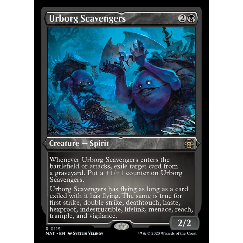 Urborg Scavengers (Foil Etched) [March of the Machine: The Aftermath]