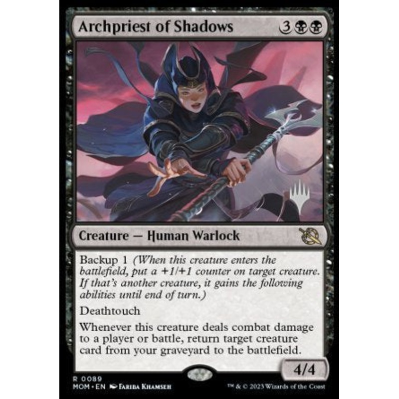 Archpriest of Shadows (Promo Pack) [March of the Machine Promos]