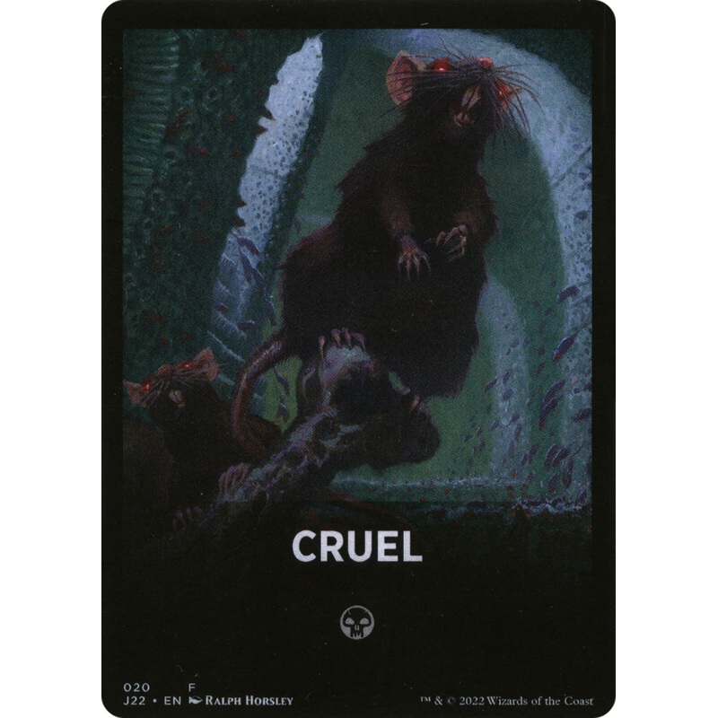 Cruel Theme Card [Jumpstart 2022 Front Cards]