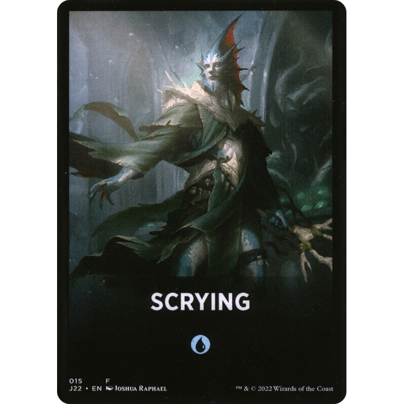 Scrying Theme Card [Jumpstart 2022 Front Cards]