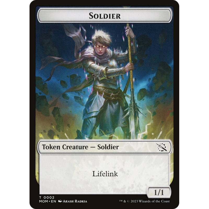 Soldier // Thopter Double-Sided Token [March of the Machine Tokens]