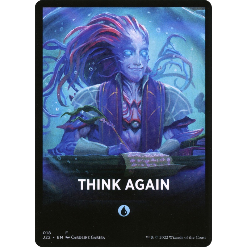Think Again Theme Card [Jumpstart 2022 Front Cards]
