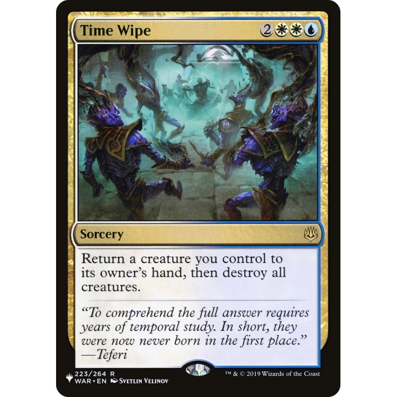 Time Wipe [Secret Lair: From Cute to Brute]