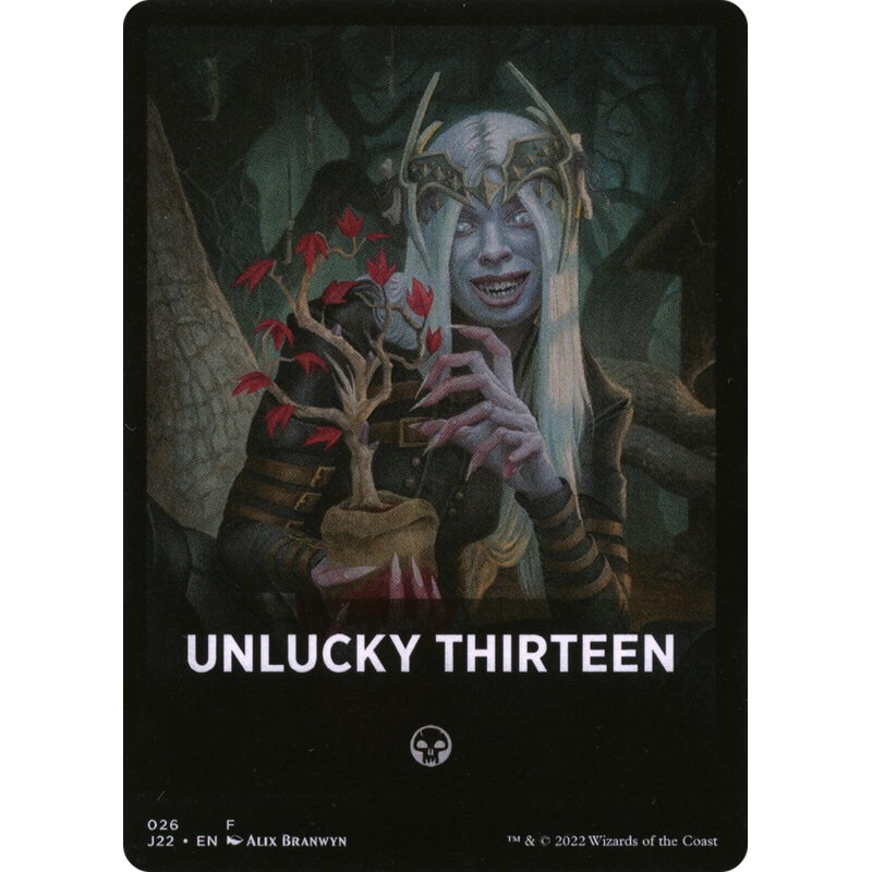 Unlucky Thirteen Theme Card [Jumpstart 2022 Front Cards]