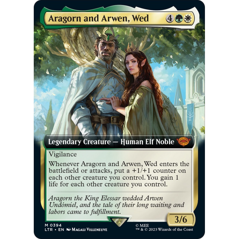Aragorn and Arwen, Wed (Extended Art) [The Lord of the Rings: Tales of Middle-Earth]