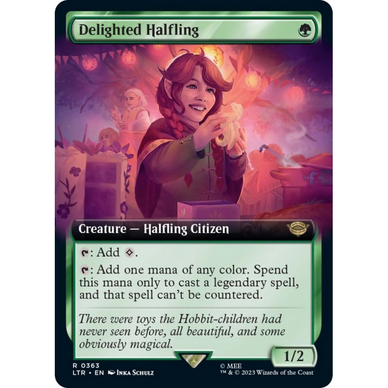 Delighted Halfling (Extended Art) [The Lord of the Rings: Tales of Middle-Earth]