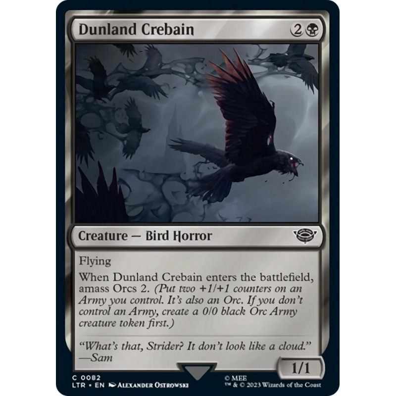 Dunland Crebain [The Lord of the Rings: Tales of Middle-Earth]
