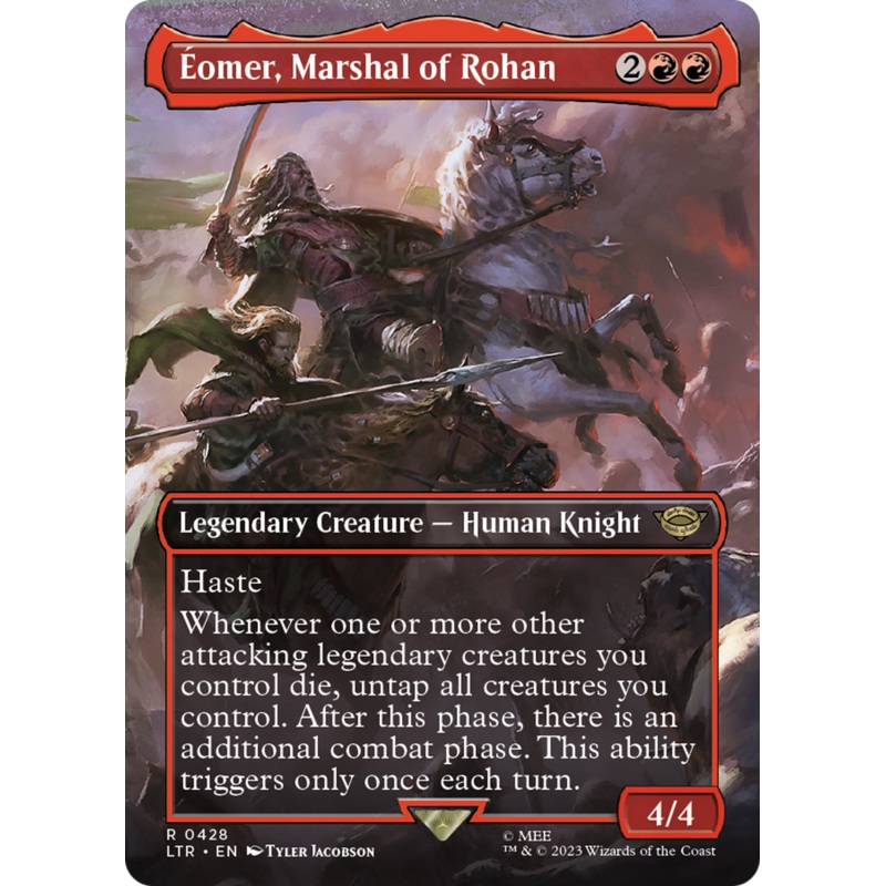 Eomer, Marshal of Rohan (Borderless Alternate Art) [The Lord of the Rings: Tales of Middle-Earth]