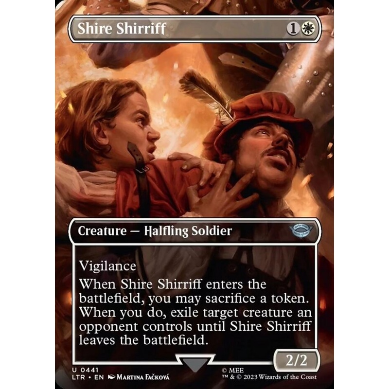 Shire Shirriff (Borderless Alternate Art) [The Lord of the Rings: Tales of Middle-Earth]