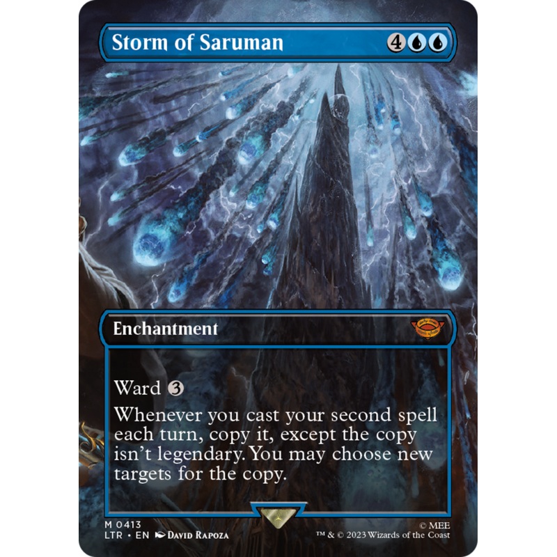 Storm of Saruman (Borderless Alternate Art) [The Lord of the Rings: Tales of Middle-Earth]