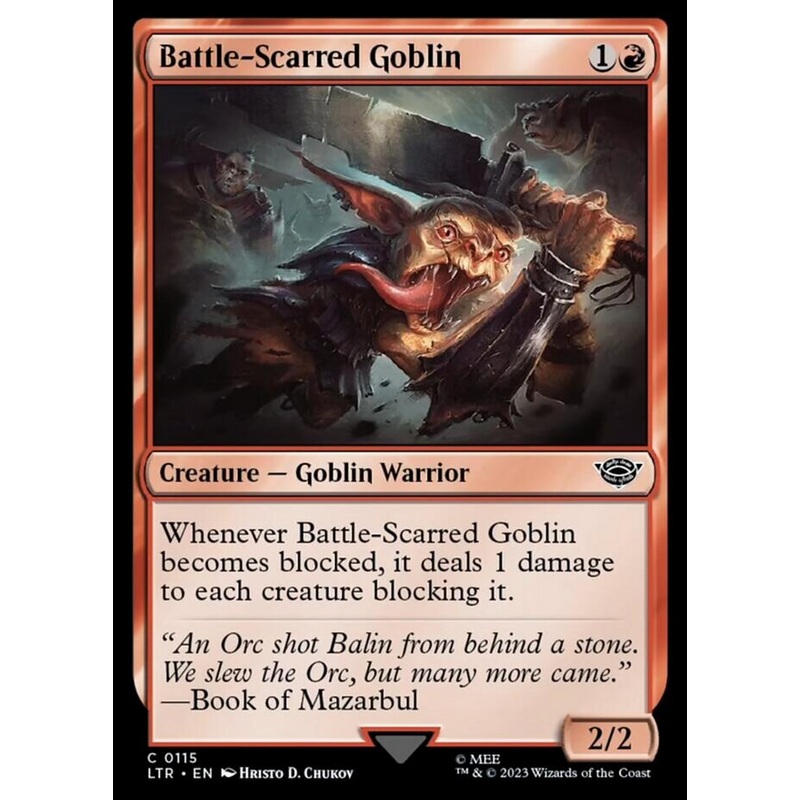 Battle-Scarred Goblin [The Lord of the Rings: Tales of Middle-Earth]