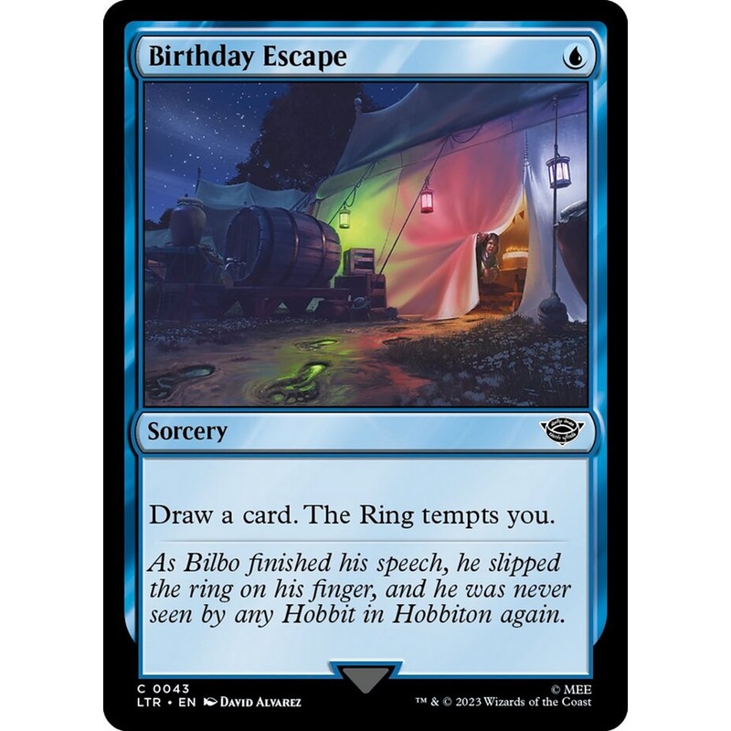 Birthday Escape [The Lord of the Rings: Tales of Middle-Earth]
