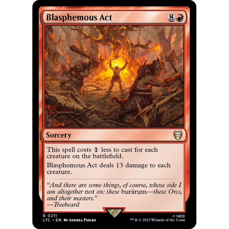 Blasphemous Act [The Lord of the Rings: Tales of Middle-Earth Commander]