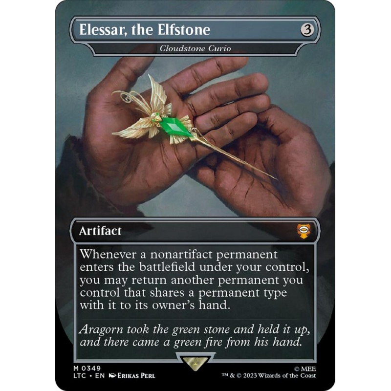Cloudstone Curio - Elessar, the Elfstone [The Lord of the Rings: Tales of Middle-Earth Commander]