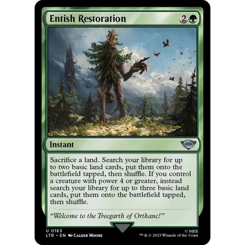 Entish Restoration [The Lord of the Rings: Tales of Middle-Earth]