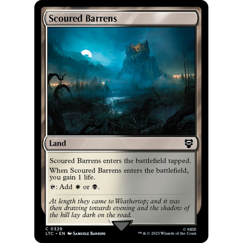 Scoured Barrens [The Lord of the Rings: Tales of Middle-Earth Commander]