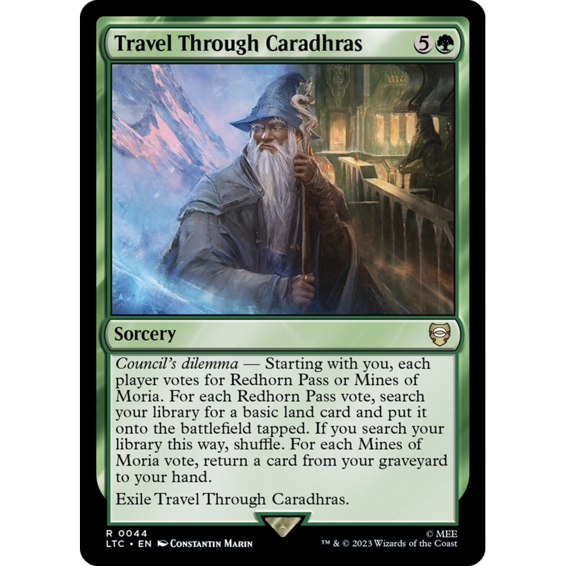 Travel Through Caradhras [The Lord of the Rings: Tales of Middle-Earth Commander]