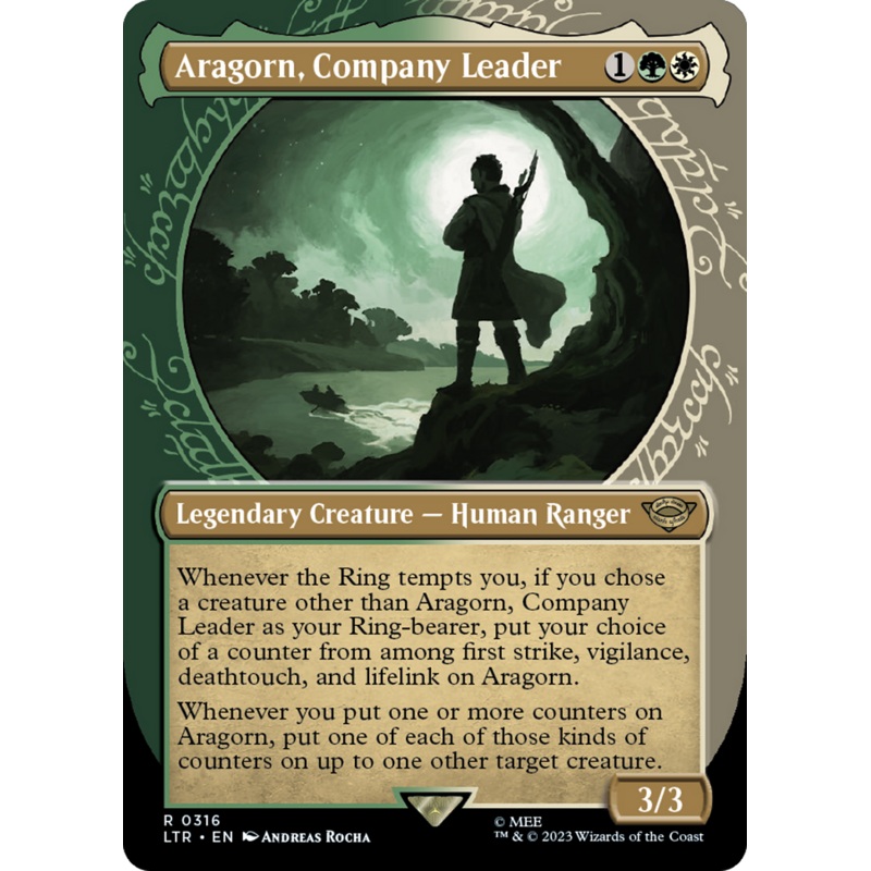 Aragorn, Company Leader (Showcase Ring Frame) [The Lord of the Rings: Tales of Middle-Earth]