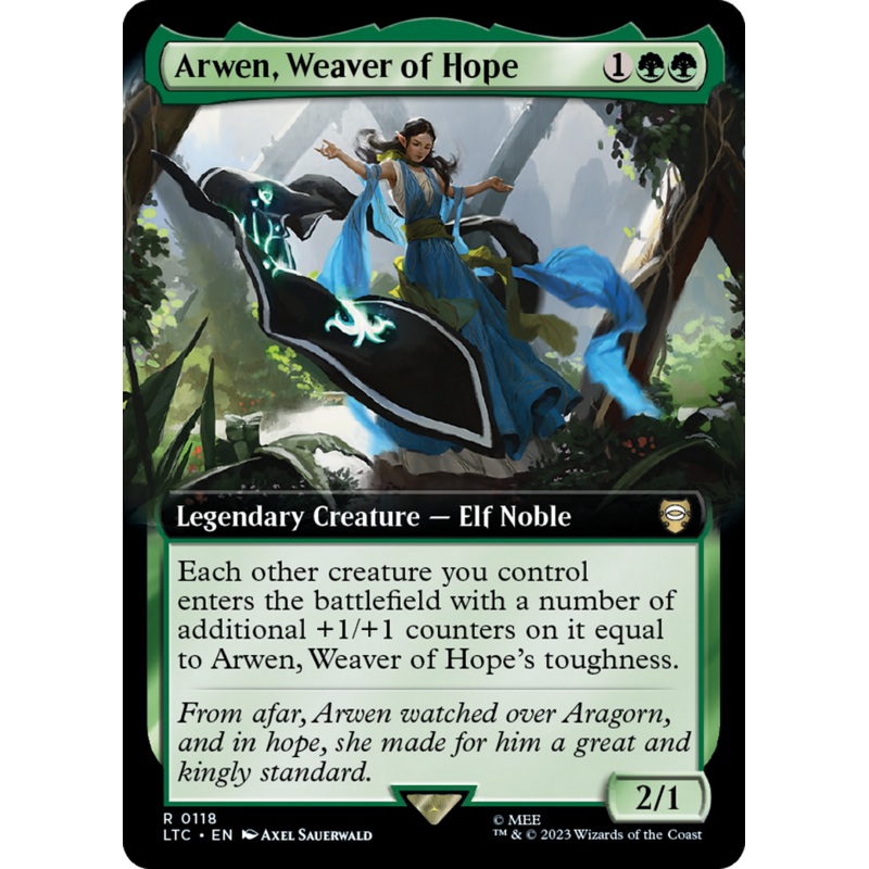 Arwen, Weaver of Hope (Extended Art) [The Lord of the Rings: Tales of Middle-Earth Commander]