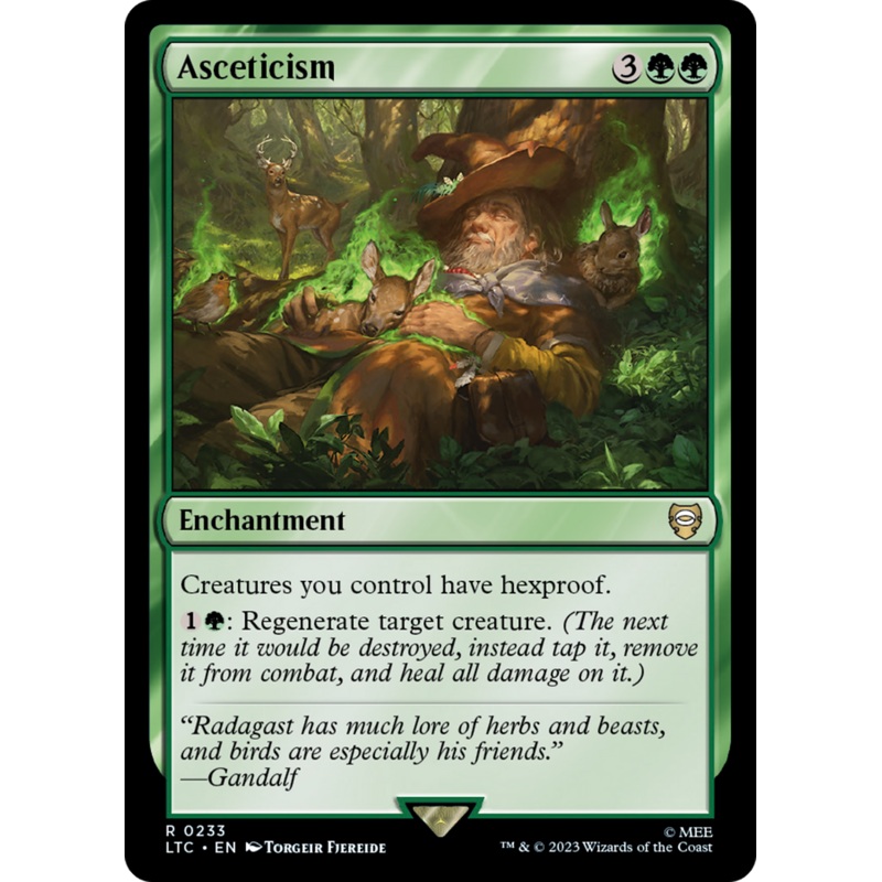 Asceticism [The Lord of the Rings: Tales of Middle-Earth Commander]