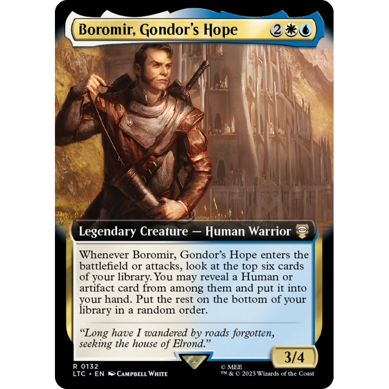 Boromir, Gondor's Hope (Extended Art) [The Lord of the Rings: Tales of Middle-Earth Commander]
