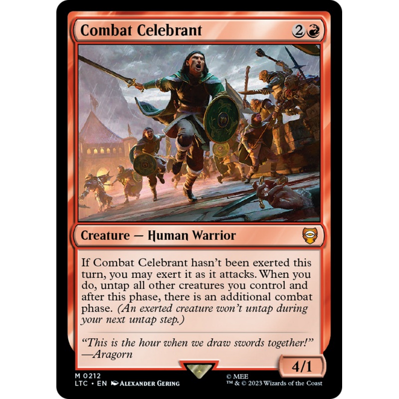 Combat Celebrant [The Lord of the Rings: Tales of Middle-Earth Commander]