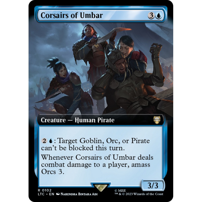 Corsairs of Umbar (Extended Art) [The Lord of the Rings: Tales of Middle-Earth Commander]
