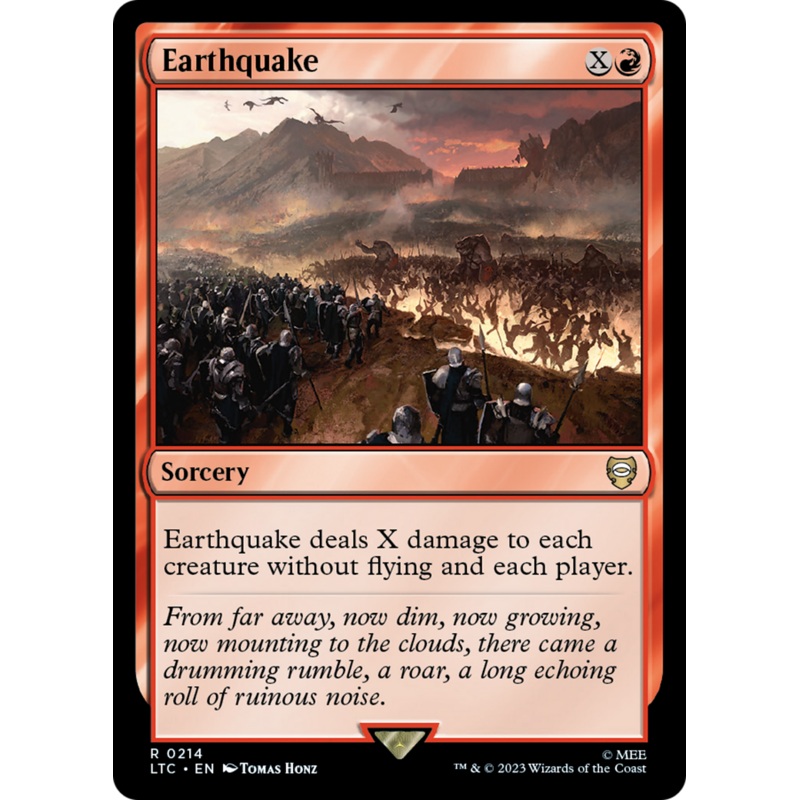 Earthquake [The Lord of the Rings: Tales of Middle-Earth Commander]
