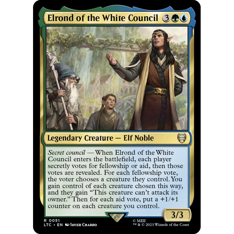 Elrond of the White Council [The Lord of the Rings: Tales of Middle-Earth Commander]