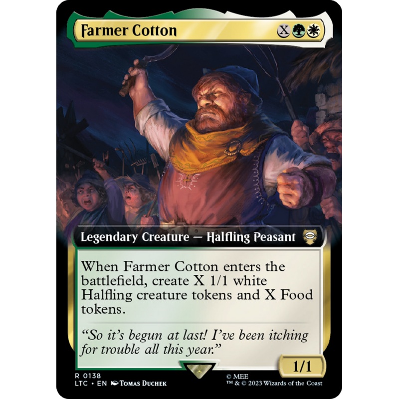 Farmer Cotton (Extended Art) [The Lord of the Rings: Tales of Middle-Earth Commander]