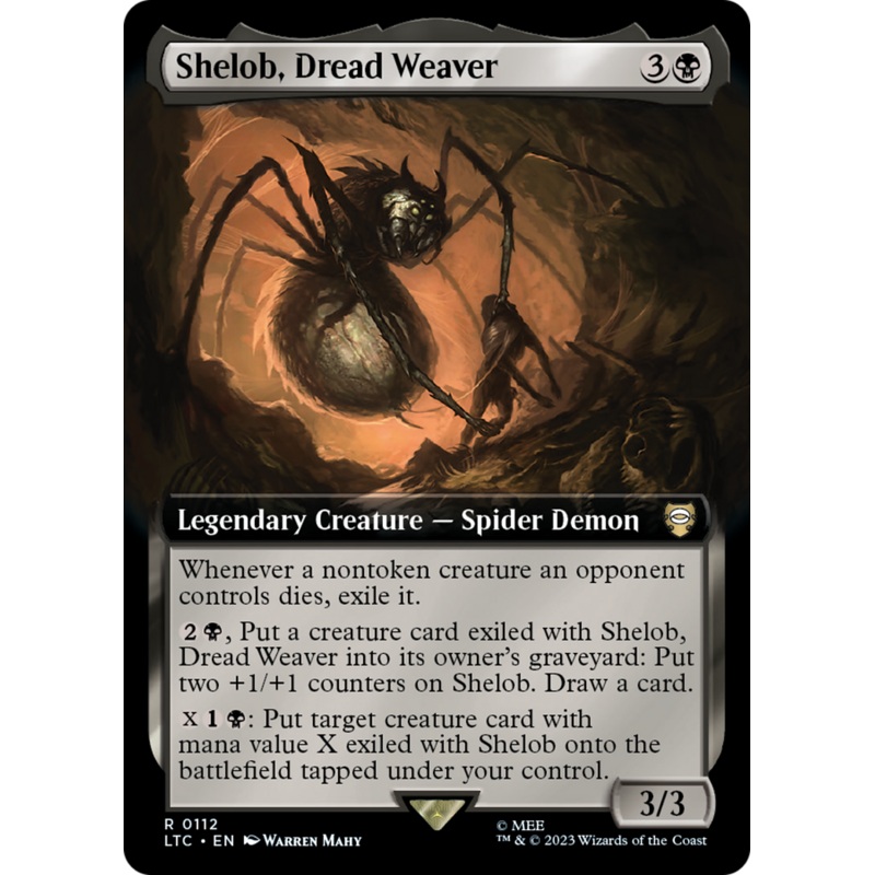 Shelob, Dread Weaver (Extended Art) [The Lord of the Rings: Tales of Middle-Earth Commander]