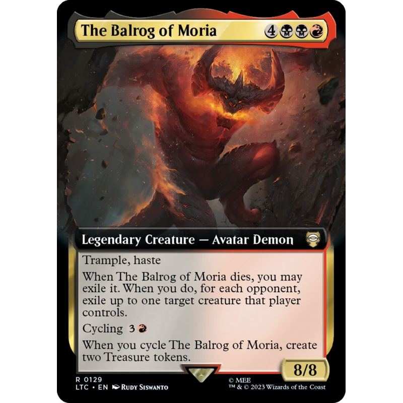 The Balrog of Moria (Extended Art) [The Lord of the Rings: Tales of Middle-Earth Commander]