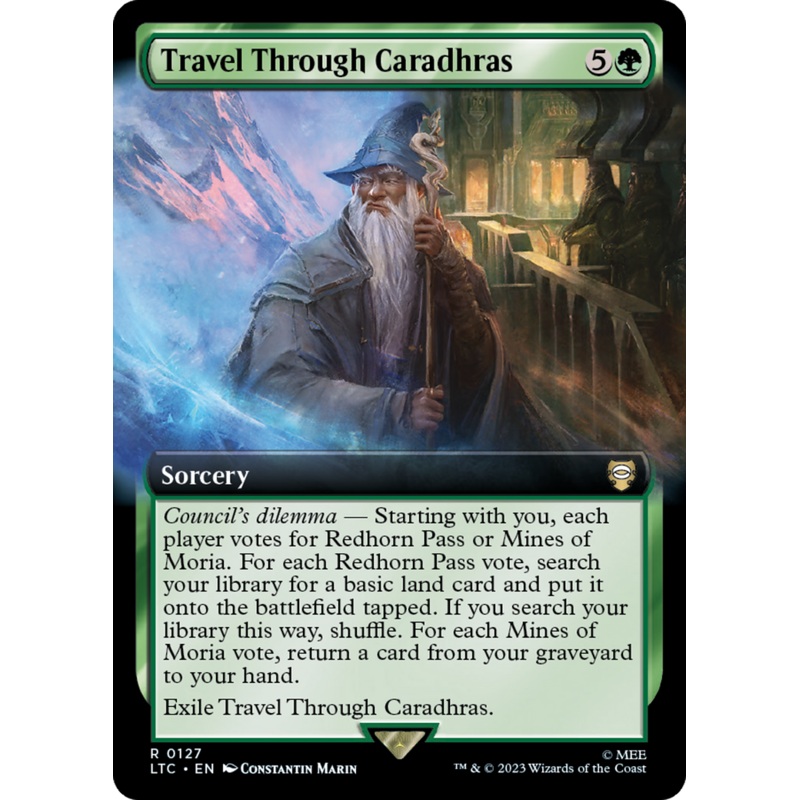 Travel Through Caradhras (Extended Art) [The Lord of the Rings: Tales of Middle-Earth Commander]