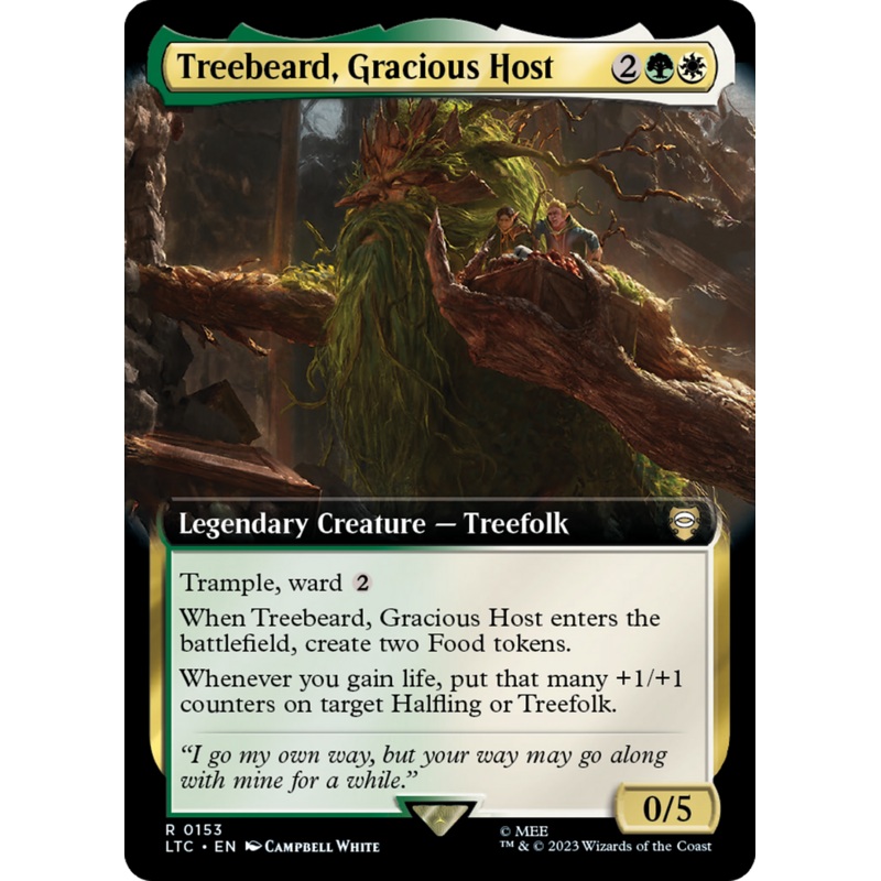 Treebeard, Gracious Host (Extended Art) [The Lord of the Rings: Tales of Middle-Earth Commander]