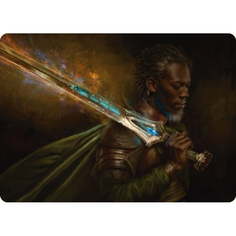 Anduril, Flame of the West Art Card [The Lord of the Rings: Tales of Middle-earth Art Series]