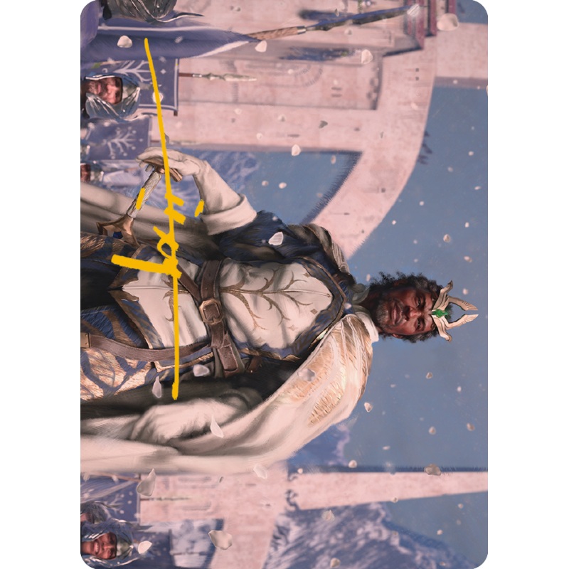 Aragorn, King of Gondor Art Card (Gold-Stamped Signature) [The Lord of the Rings: Tales of Middle-earth Art Series]