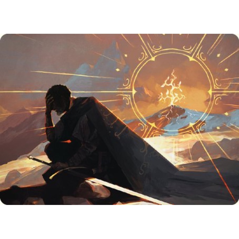 Aragorn, the Uniter Art Card [The Lord of the Rings: Tales of Middle-earth Art Series]