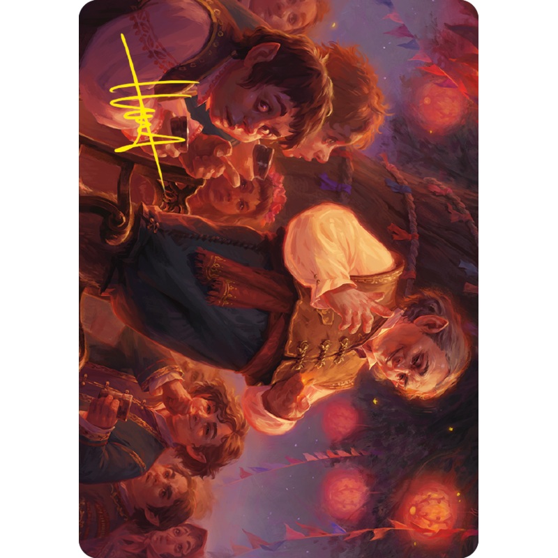 Bilbo, Retired Burglar Art Card (Gold-Stamped Signature) [The Lord of the Rings: Tales of Middle-earth Art Series]