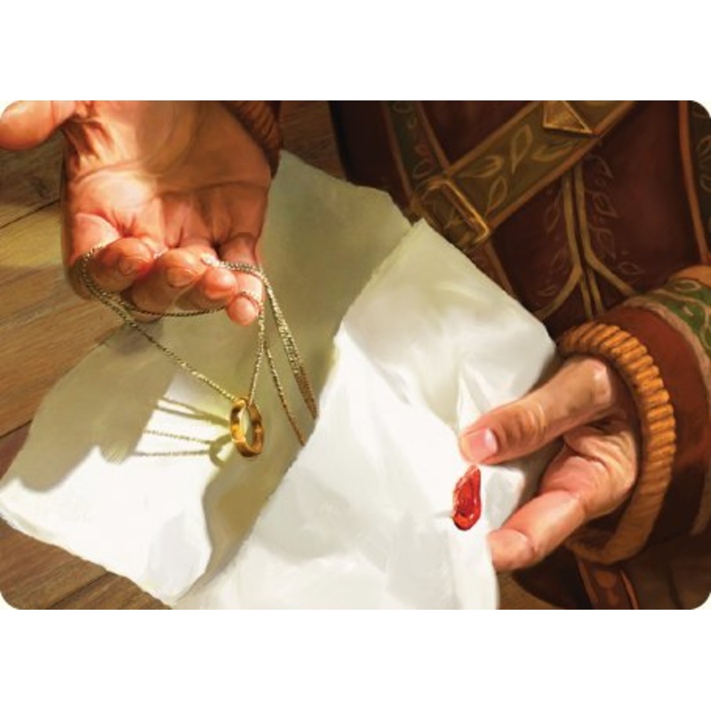 Bilbo's Ring Art Card [The Lord of the Rings: Tales of Middle-earth Art Series]