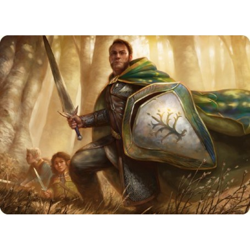 Boromir, Warden of the Tower Art Card [The Lord of the Rings: Tales of Middle-earth Art Series]