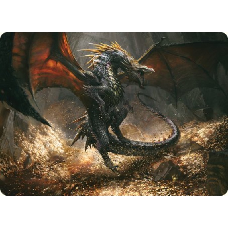 Cavern-Hoard Dragon Art Card [The Lord of the Rings: Tales of Middle-earth Art Series]