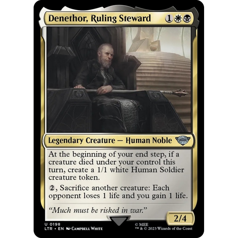 Denethor, Ruling Steward [The Lord of the Rings: Tales of Middle-Earth]