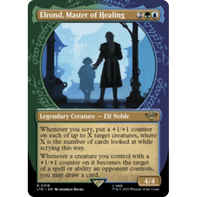 Elrond, Master of Healing (Showcase Ring Frame) [The Lord of the Rings: Tales of Middle-Earth]