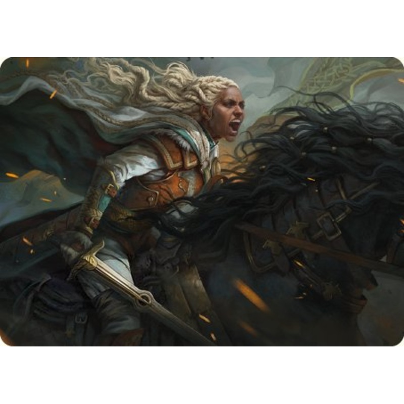 Eowyn, Fearless Knight Art Card [The Lord of the Rings: Tales of Middle-earth Art Series]